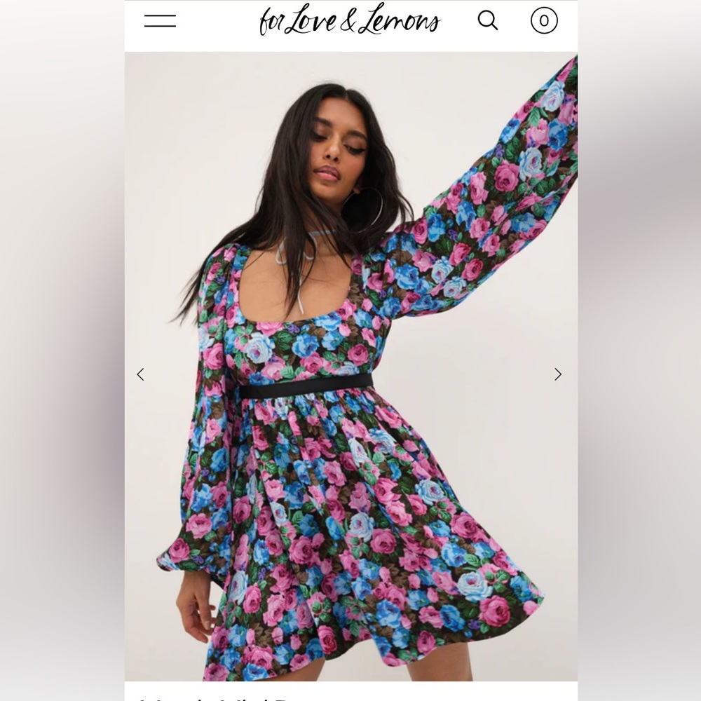 For Love and Lemons Maggie Mini Dress